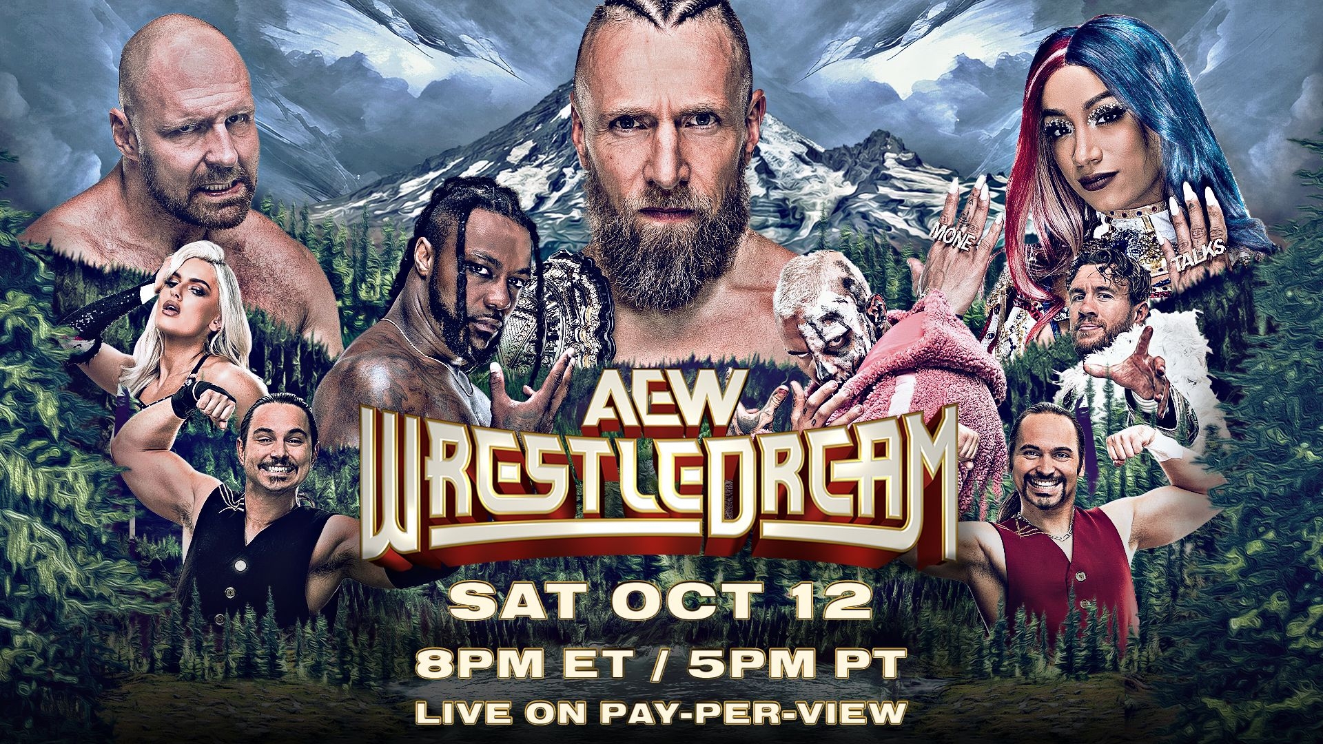 Bryan Danielson versus Jon Moxley at AEW WrestleDream, live Saturday, October 12, on Pay-Per-View with Spectrum TV.