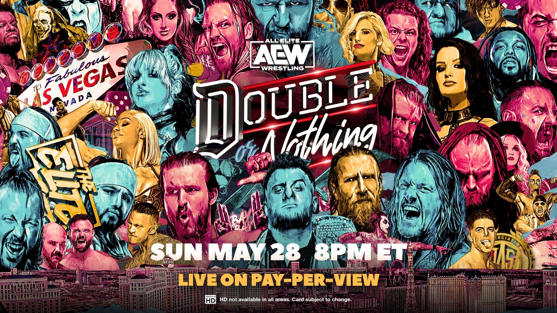 AEW Double or Nothing, live Saturday, May 28, 2023 on Pay-Per-View with Spectrum TV.