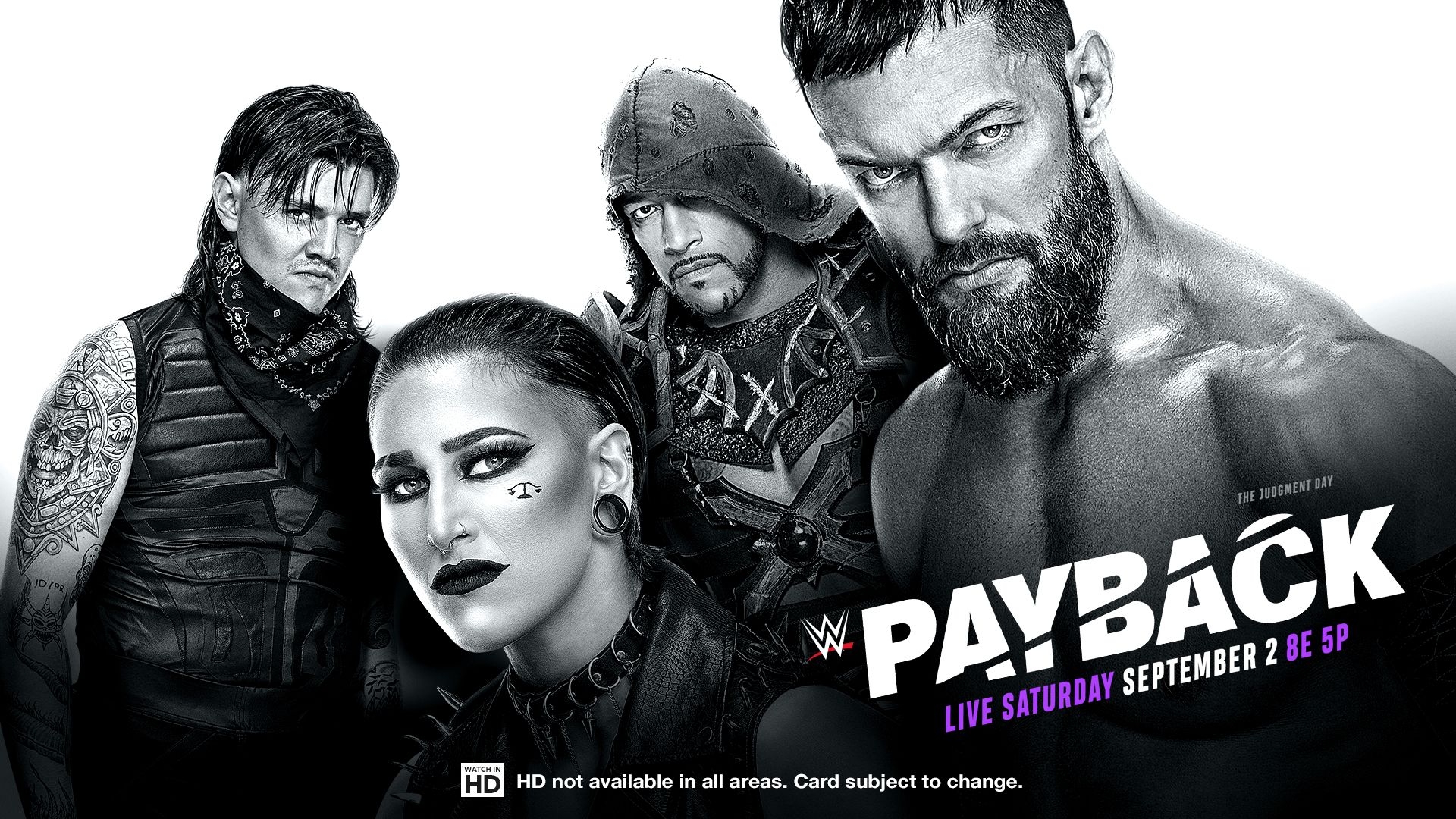 WWE Payback, live September 2, on Pay-Per-View with Spectrum TV.