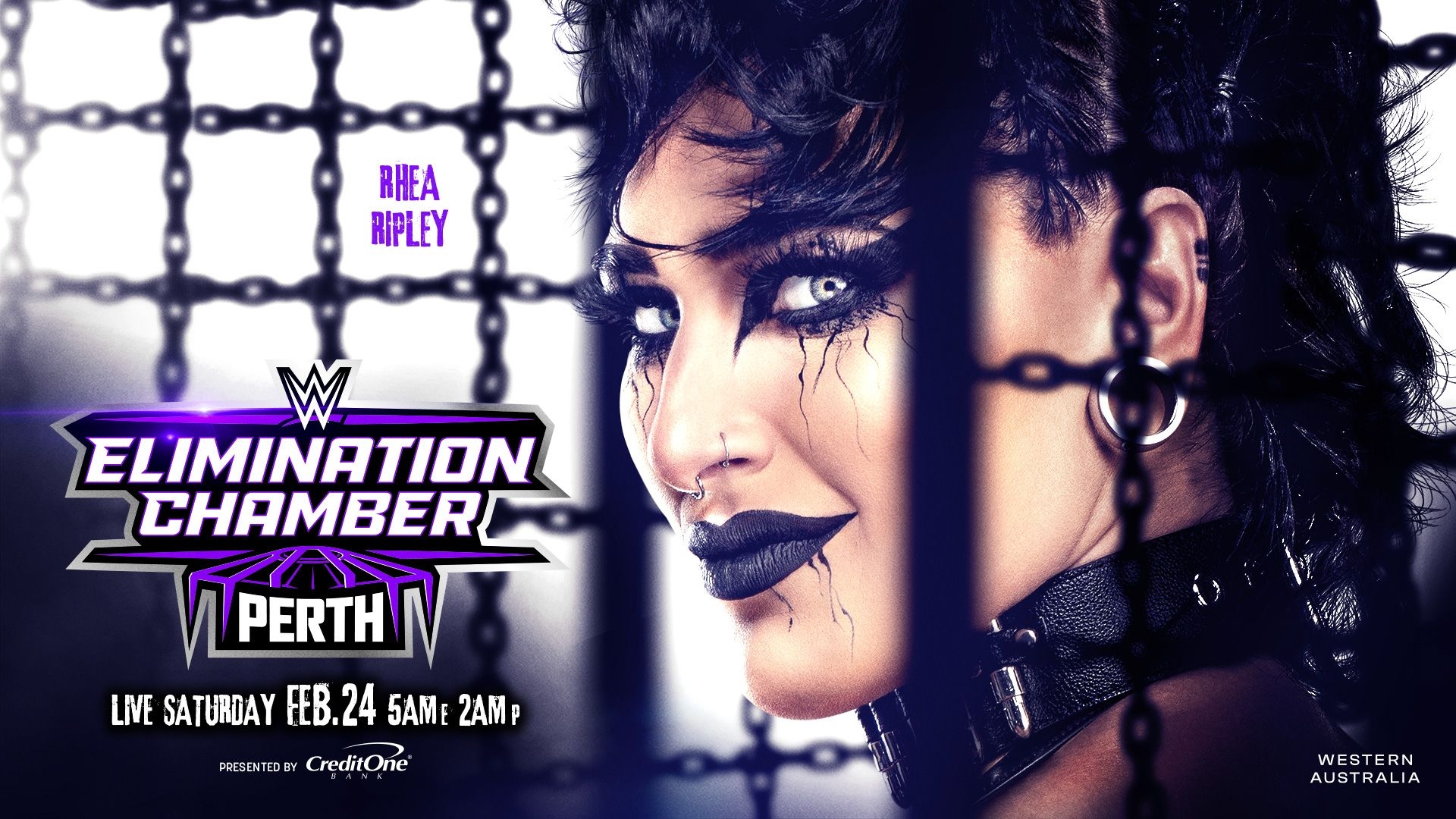 WWE Elimination Chamber: Perth, live Saturday, February 24 on Pay-Per-View with Spectrum TV.